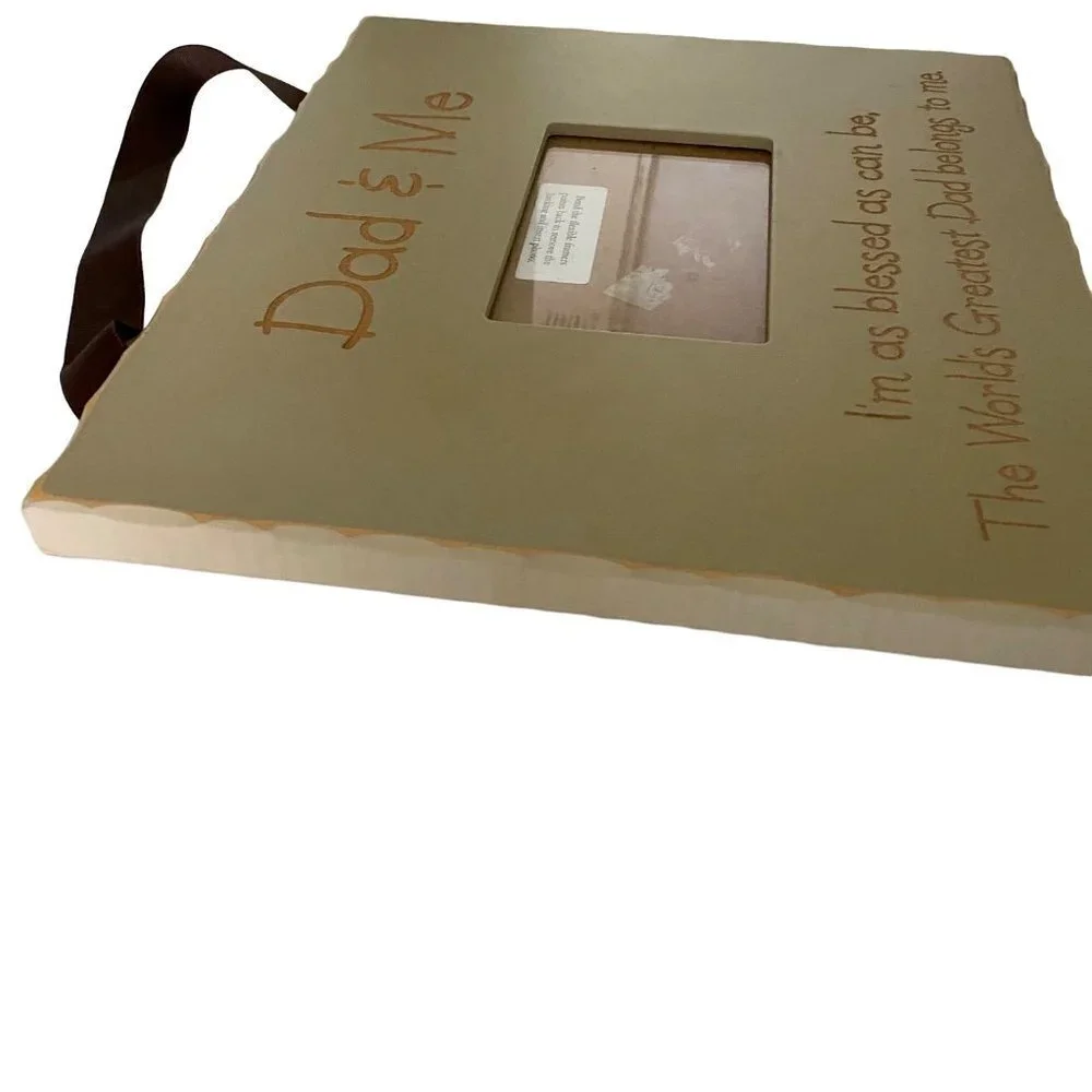 The Worlds Greatest Dad Large Wooden Picture Frame